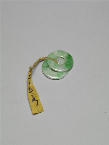 翠玉耳環（一對）