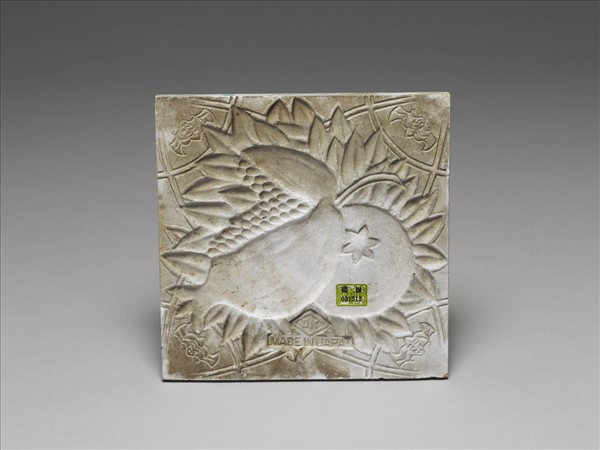 二十世紀上半葉日本石榴圖瓷磚