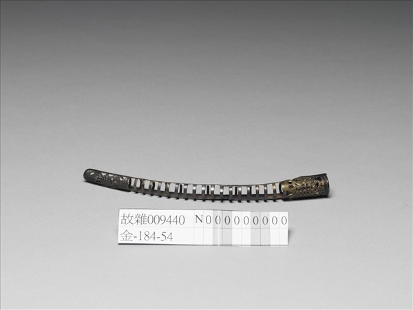 鏤空福壽銀指甲套