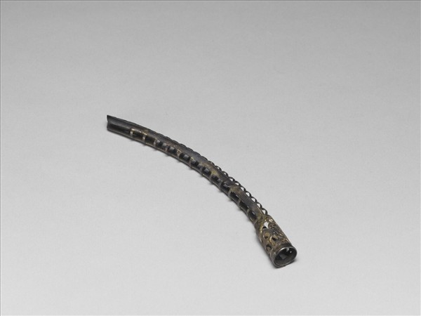 鏤空福壽銀指甲套