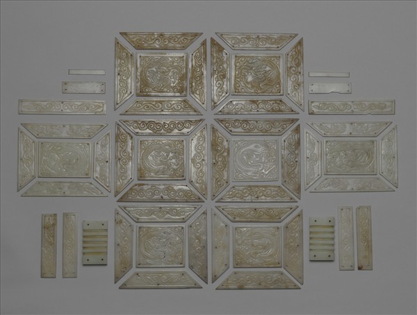 禪地玉冊玉匱嵌片