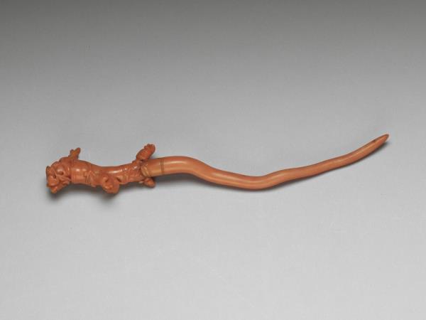 珊瑚松竹花鳥簪