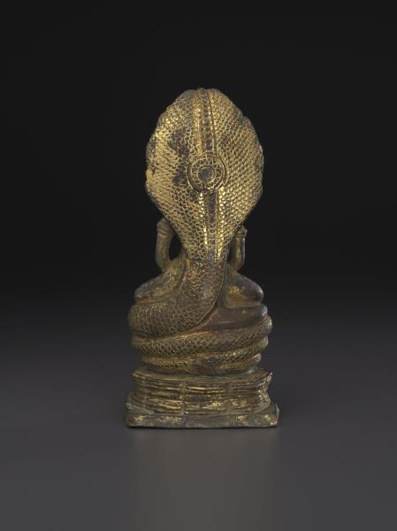 目真璘陀龍王護持釋迦牟尼佛趺坐像