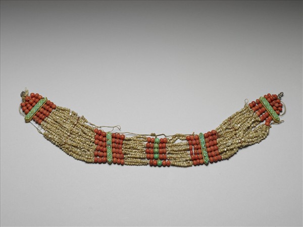 珊瑚松石米珠垂掛