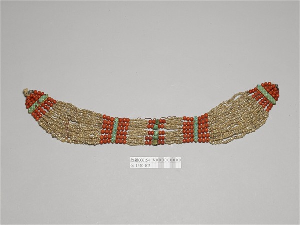 珊瑚松石米珠垂掛