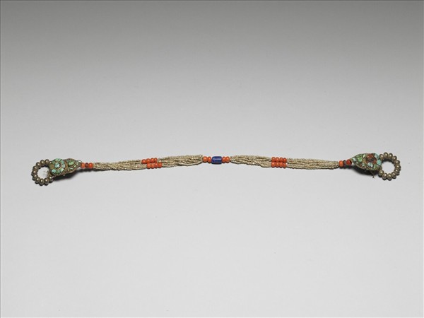 珊瑚松石米珠垂掛