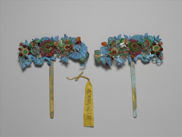 玻璃花簪