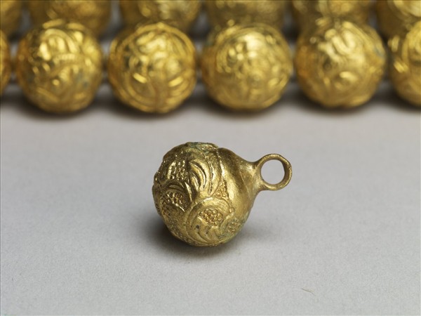 銅鍍金蝙蝠紋鈕子