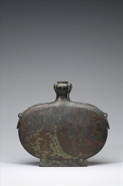 獸環扁壺