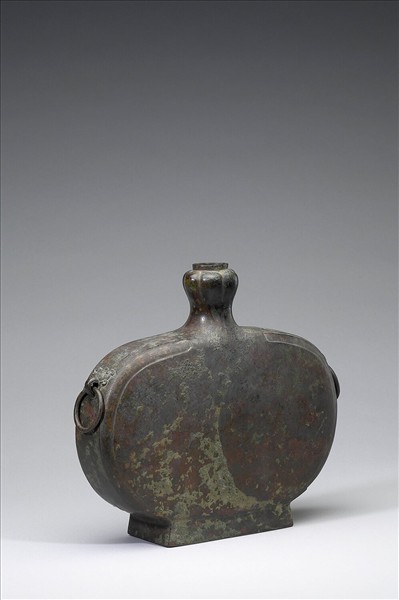 獸環扁壺