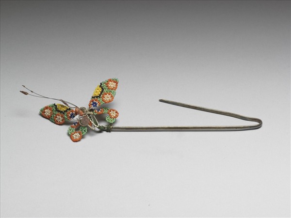 緝米珠蝴蝶簪