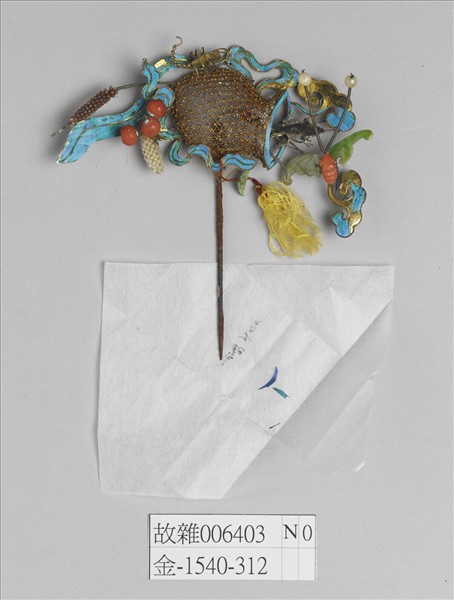 鎏金纍絲豐稔簪