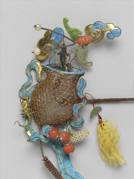 鎏金纍絲豐稔簪