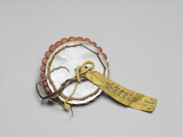 銀嵌珊瑚松石頭飾