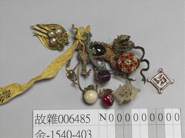 銀鍍金獅子結子