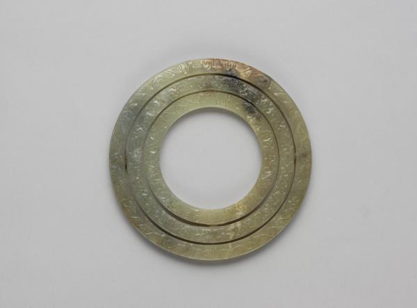 玉「天地人」三連環