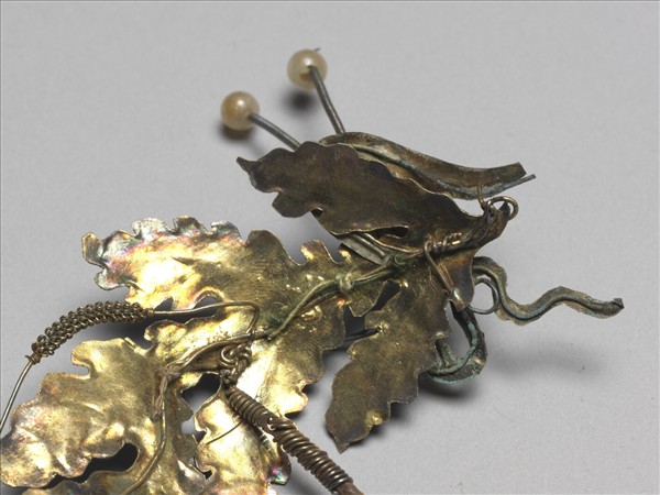 鎏金點翠五毒簪