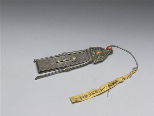 銀嵌珊瑚松石三事兒