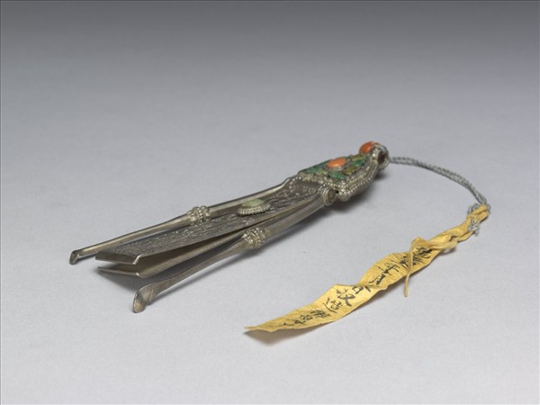 銀嵌珊瑚松石三事兒