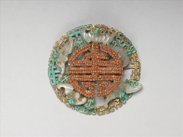 五福捧壽面簪（二件）