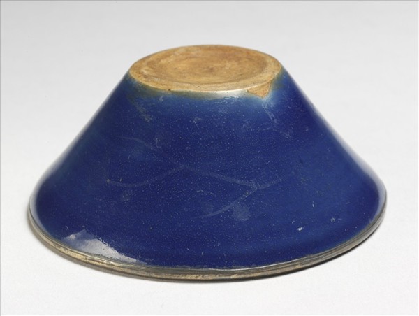 霽青描金單把杯