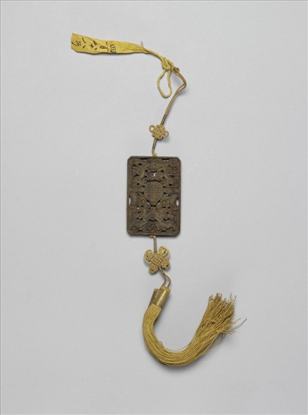 茄楠木雙龍福壽香佩