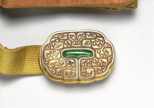 鑲玉帶頭腰帶