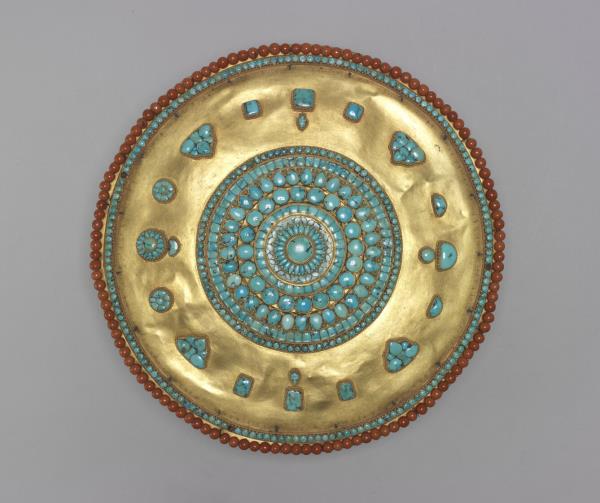 西藏金嵌松石珊瑚壇城