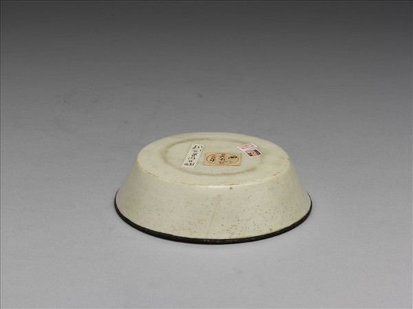 景德鎮窯系 白瓷印花魚藻紋洗