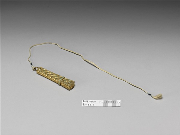 鍍金嵌綠松石盒