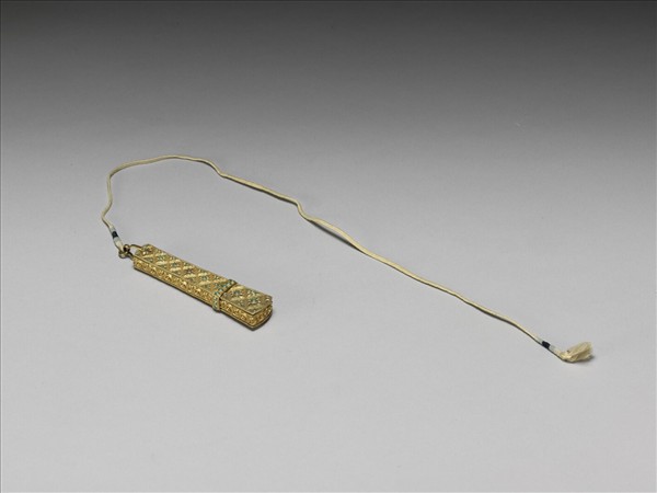 鍍金嵌綠松石盒