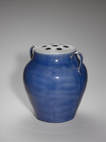 霽青釉雙繫罐