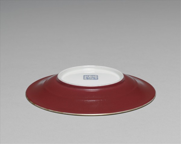 琺瑯彩課子圖碟