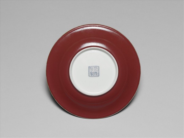 琺瑯彩課子圖碟