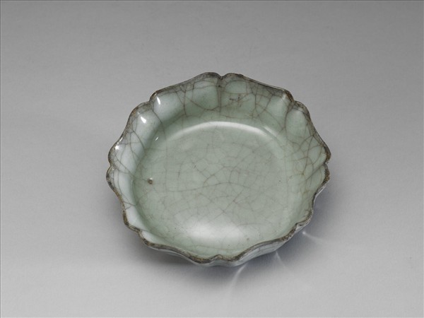 官窯 青瓷花式洗