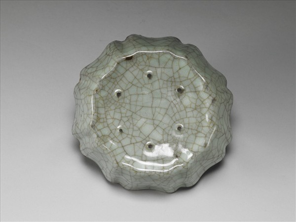 官窯 青瓷花式洗