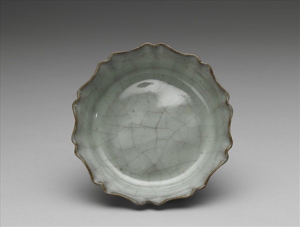 官窯 青瓷花式洗