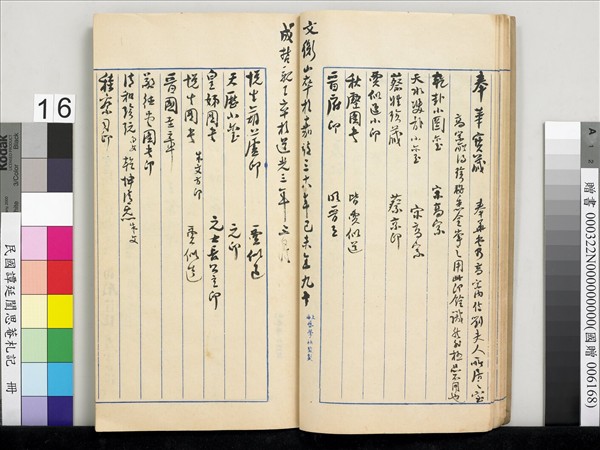 民國譚延闓思菴劄記　冊