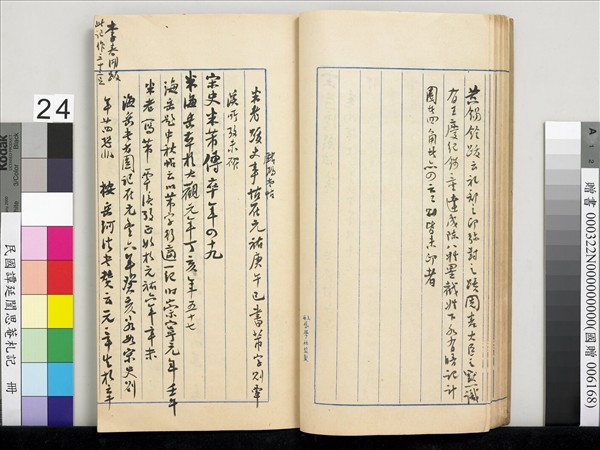 民國譚延闓思菴劄記　冊