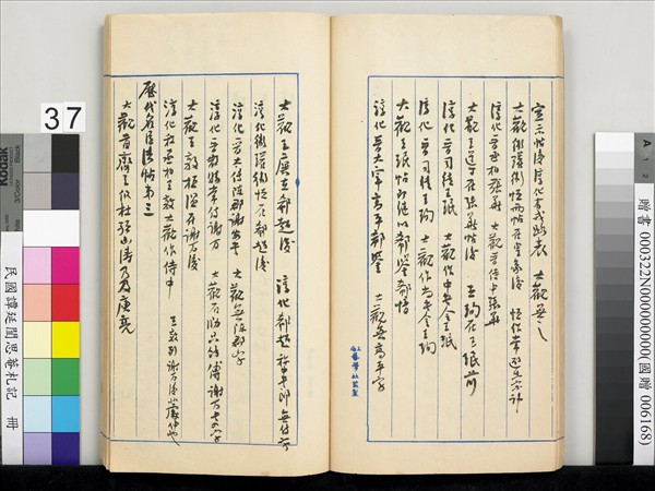 民國譚延闓思菴劄記　冊