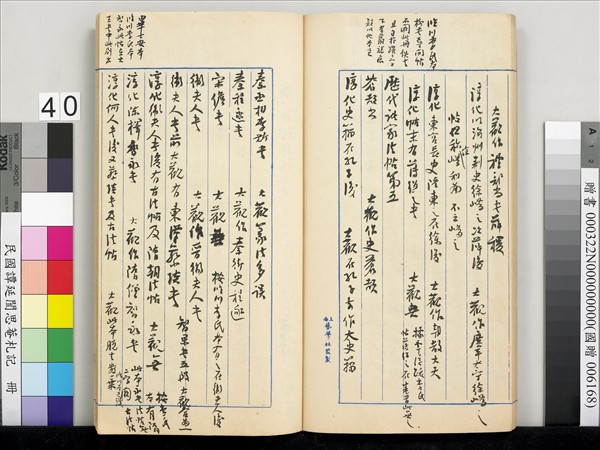 民國譚延闓思菴劄記　冊