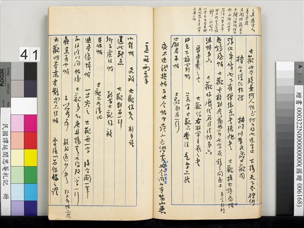 民國譚延闓思菴劄記　冊