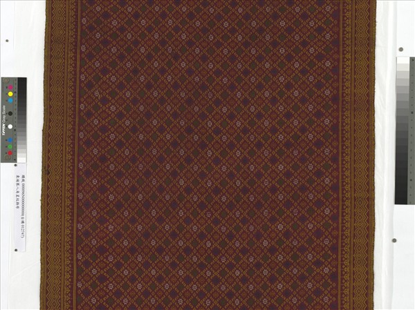 柬埔寨 八角星紋織錦飾布