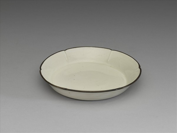 定窯 白瓷葵花式洗