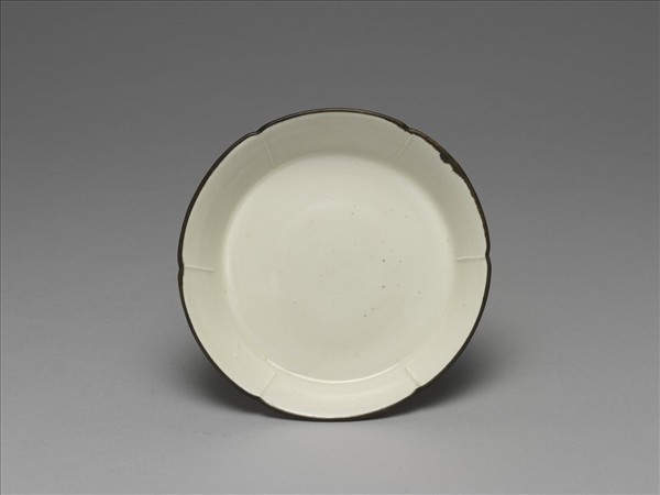 定窯 白瓷葵花式洗