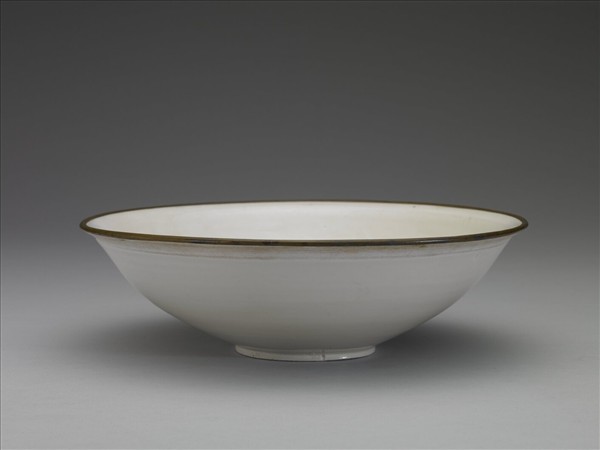 定窯 劃花雙鳧碗