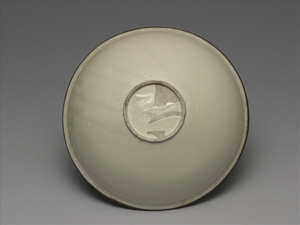 定窯 劃花蓮塘浮鴨碗