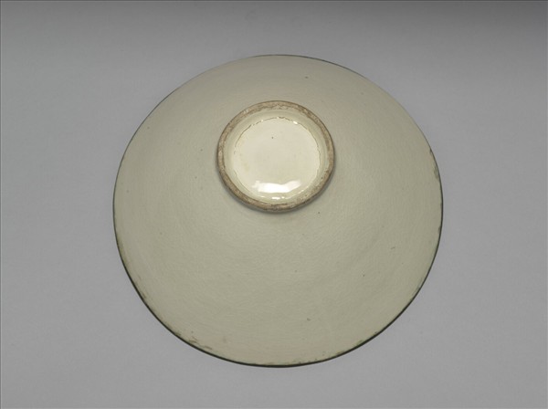 土定印花壽字碗