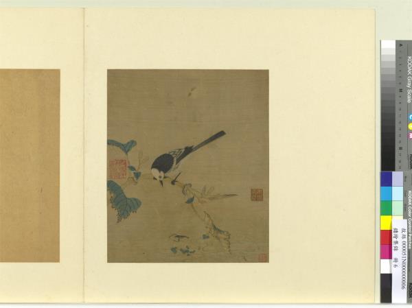 鏤繪集錦　冊　鶺鴒紅蓼