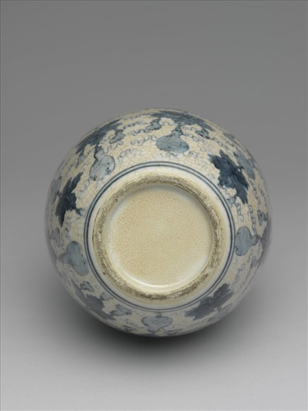 青花瓜瓞綿綿葫蘆瓶